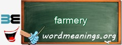 WordMeaning blackboard for farmery